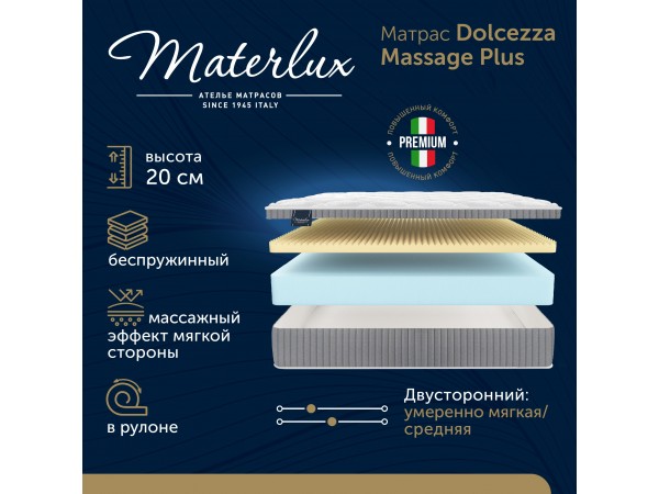 Матрас Materlux Dolcezza Massage Plus